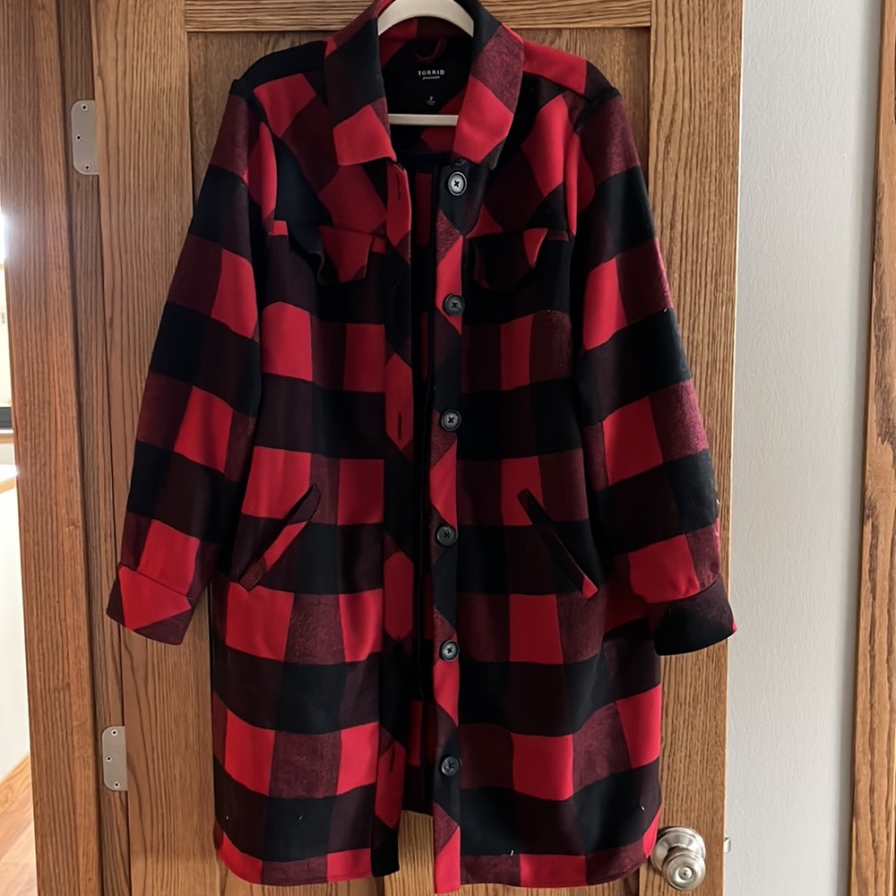 Torrid long shacket
